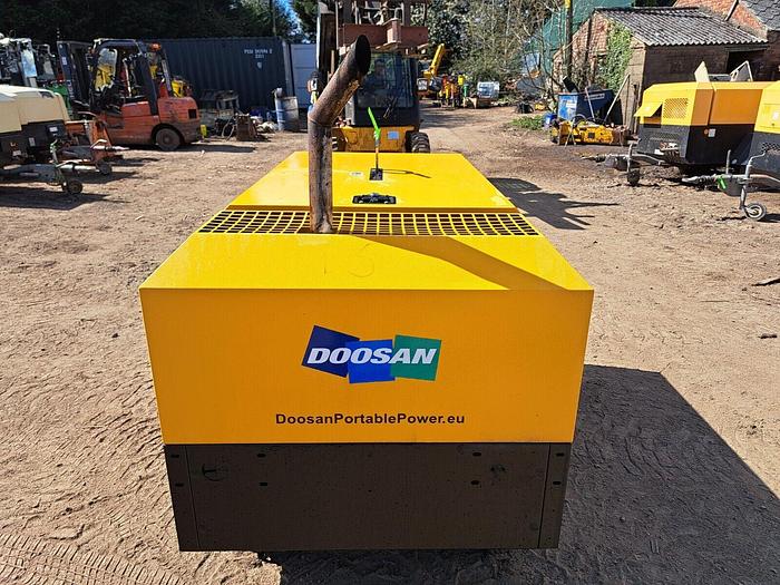 Used DOOSAN INGERSOLL RAND 7/41E DIESEL AIR COMPRESSOR GENERATOR 173 hours only