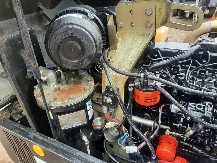 Used DOOSAN 7/41E DIESEL PORTABLE AIR COMPRESSOR GENERATOR