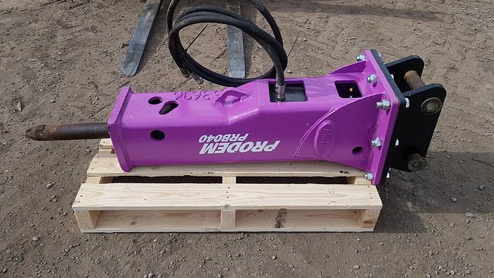 Used Prodem Hydraulic Hammer PRB040 2.5-6.0 Ton Breaker Pecker Demolition Plant