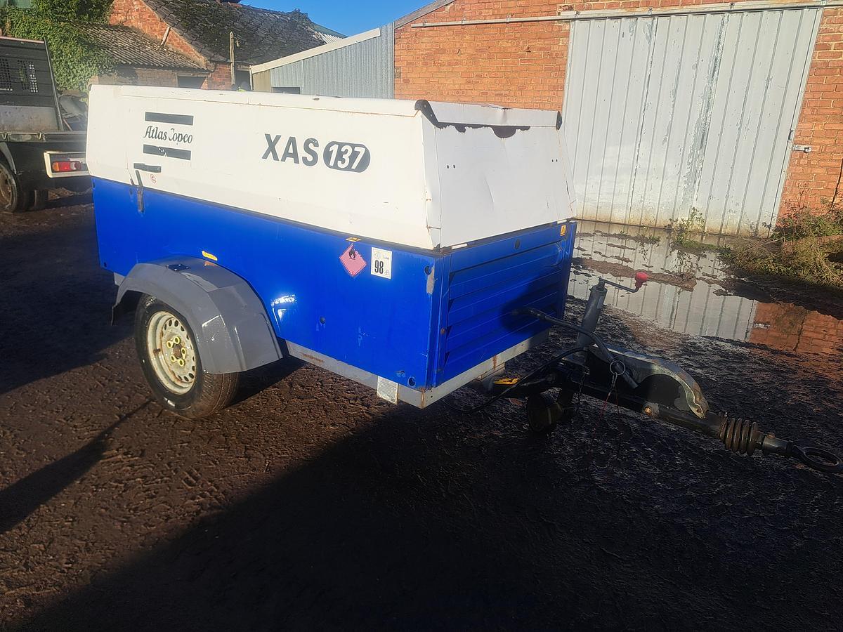 Used Atlas copco xas137