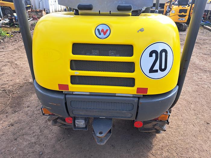 Used Wacker Neuson 1 tonne high tip dumper
