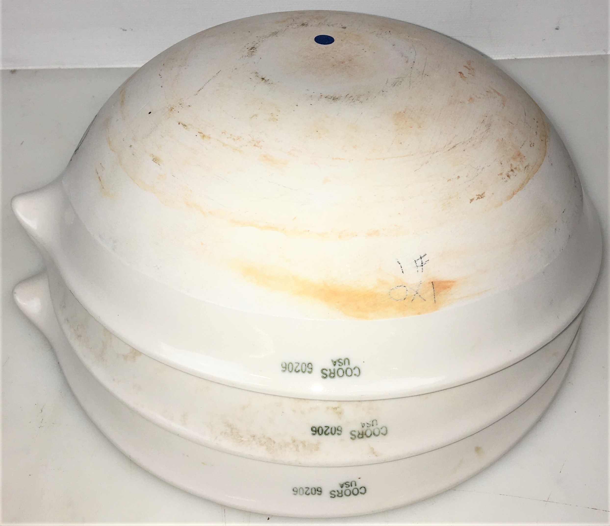 Used CooksTek 60206 (66206) Evaporating Dish with Pouring Lip - 765mL