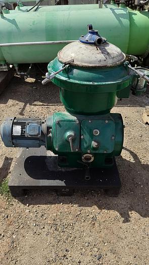 Used Centrifuge, Alfa-Laval, Mdl MOPX207SGT, Oil Separator, 20 HP #C744517