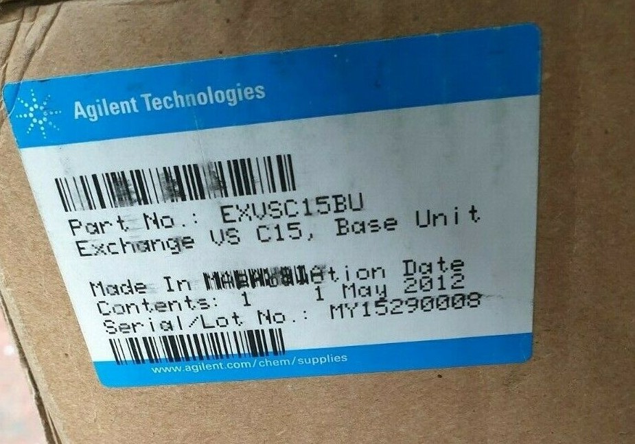 Used AGILENT EXVSC15BU Exchange VS C15, Base Unit, LEAK DETECTOR (RBD8.3MPALLET)2