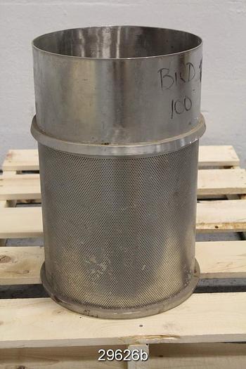 Used Bird 100 Pressure Screen Basket #29626