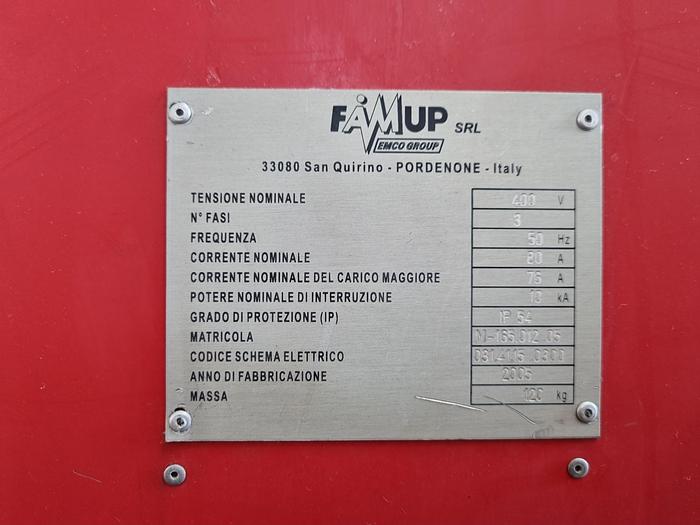 Usato 2005 Famup CENTRO DI LAVORO CNC MODELLO FAMUP MMV 160-65