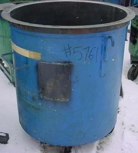 Used 125 GALLON PORTABLE MIX TANK – C/S – 36 in. DIA. X 38 in