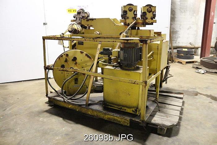 Used R & M Electric Hoist  Clamshell And Hoist For Junk Well Trash Removal, Hydraulic Clamshell With R & M Spacemaster 2 Ton Hoist. Hoist Motor 4 Hp, Trolley Motor 1/3 Hp. Hydraulic Plant From Clamshell With 5 Hp, 1750 Rpm Motor #26098