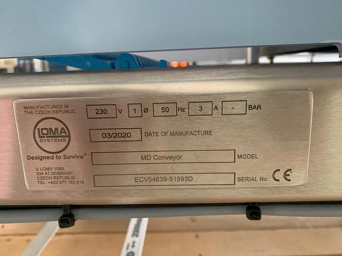 Förderband Typenschild