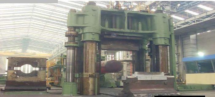Used Press Forging Open Die Hydraulic SMS - MEER UF4 80-100MN