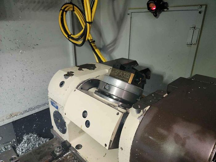 Used 2019 DOOSAN DNM 4500S 5-Axis  CNC Vertical Machining Center with Koma TWA-160 Trunnion