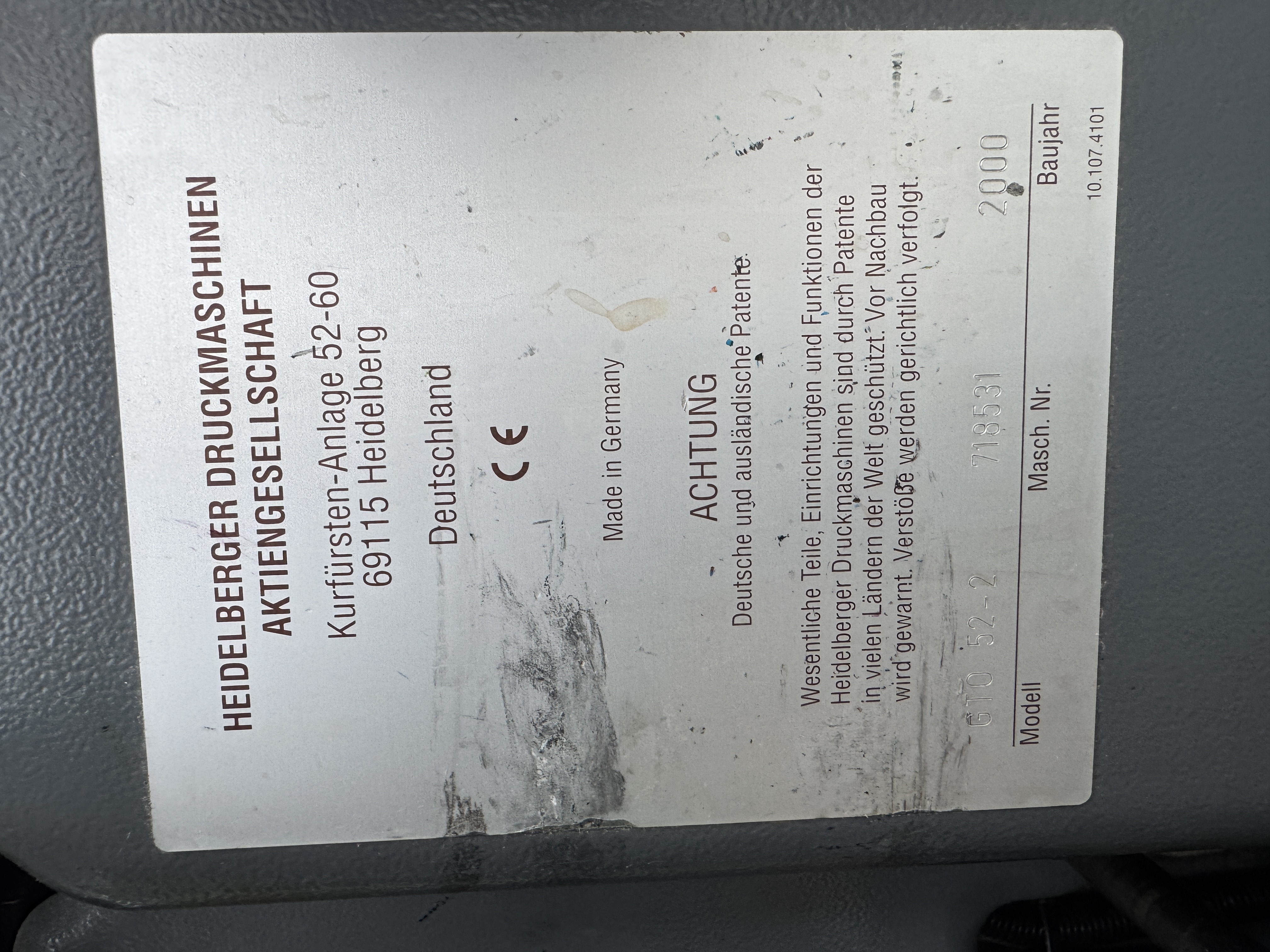 Gebraucht Heidelberg GTO 52-2 (2000)