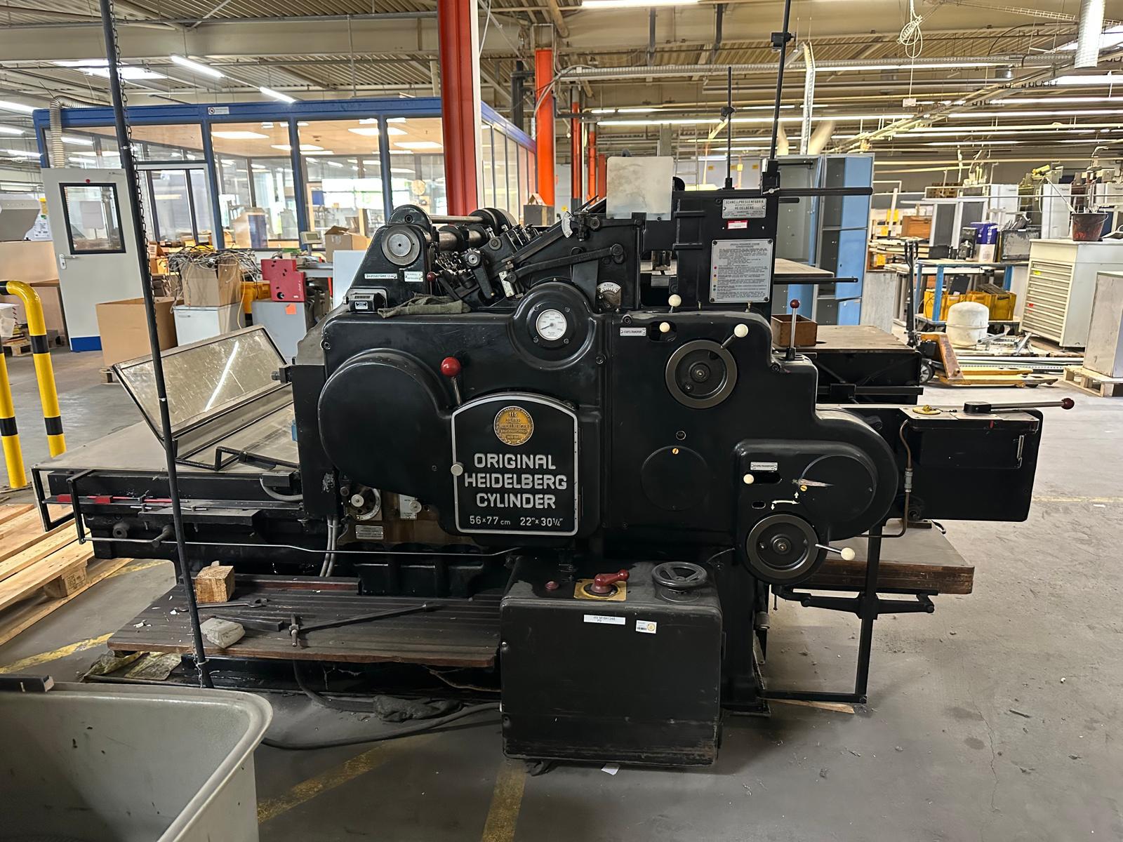 Gebraucht Heidelberg Cylinder SBG 56 x 77