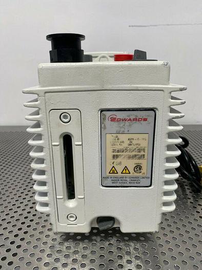 Used Edwards E2M30 Rotary Vane Dual Stage Vacuum Pump 21 CFM w/ 1.2 HP Motor 240V