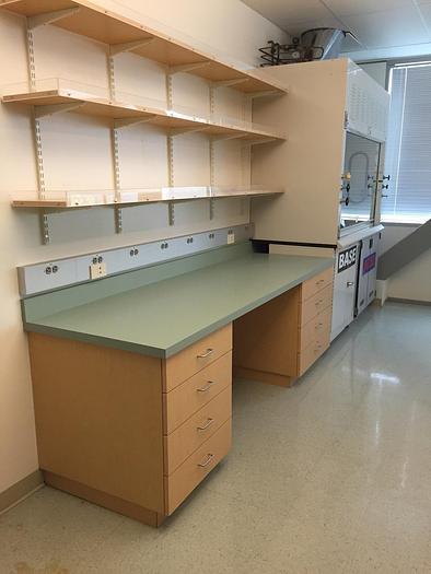 Used Used 50 each plastic laminate Casework