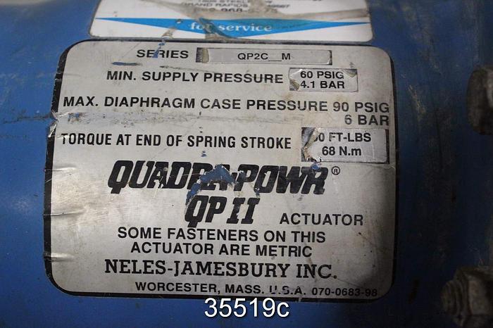 Used Neles Jamesbury Quadra-Powr II QP2CM Valve Actuator #35519