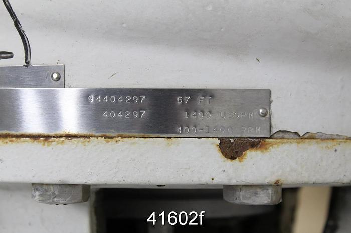 Used Sulzer APT31-6 Pump, 6x8x14, Stainless Steel #41602