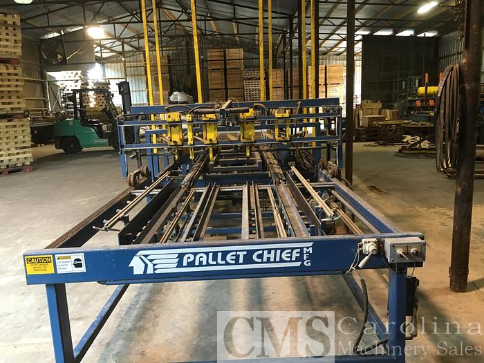 Used Pallet Chief PCII Nailer with Stacker
