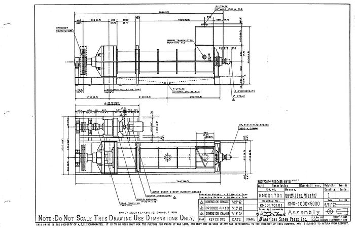 Used 2000 FKC SHX 850 X 6000L #20398
