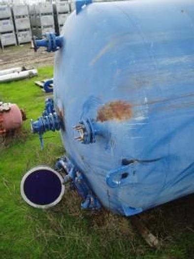 Used Tank, 2,000 Gallon, Glass Lined, 7' X 7', DT/DB, #C732812