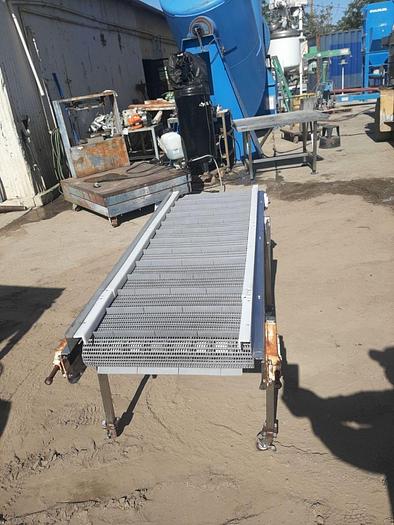 Used Conveyor, Belt, 24" x 172", S/st, 1 HP, Cleated, Incline #S744491