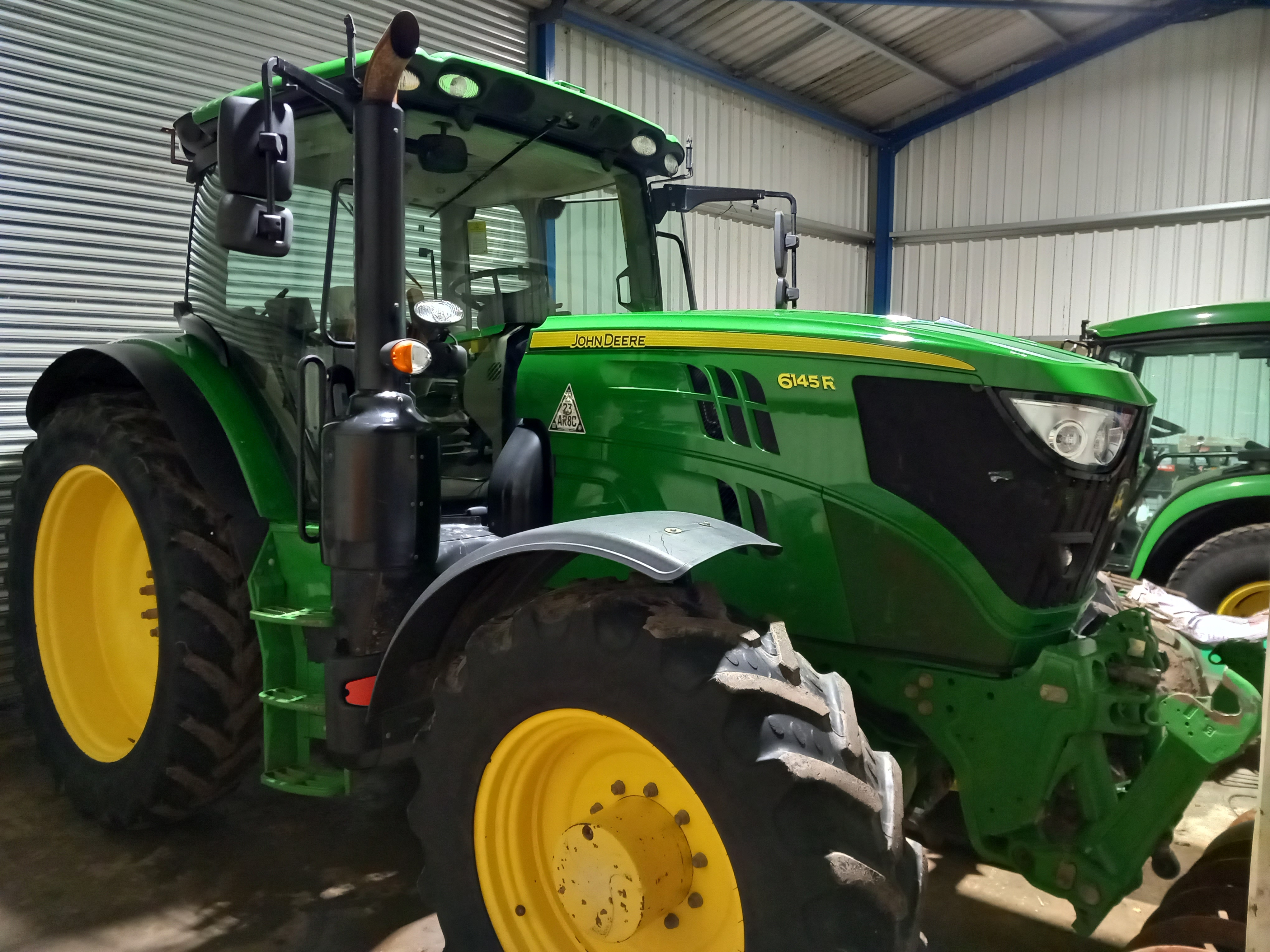 Used John Deere 6145R 4wd Tractor