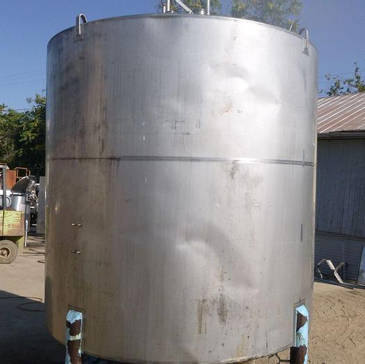 Used Tank, 2,000 Gallon, S/st, 86" X82", Agit, #S744133