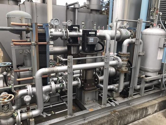 Used Jenbacher JMS 320 GS gas engine with Hitachi alternator 50 hz generator set