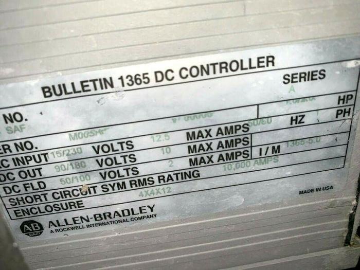 Used Double Master Flex I/P 77601-60 Peristaltic Pump Skid w/ 1/2 HP Motor & Drive