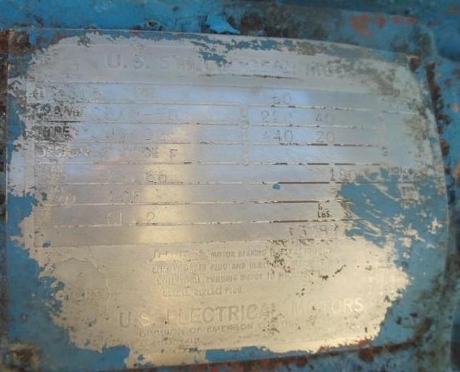 Used Mixer, Ribbon, 58 CF, S/st & C/st, Strong Scott, 15 HP #C743241