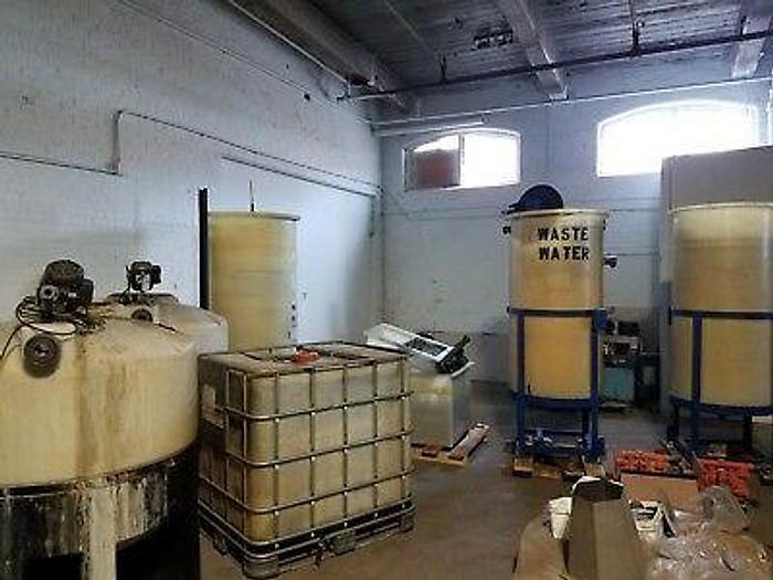 Used Waste Treatment System Metal Solids cleans water Reuse Clear Water Green Process