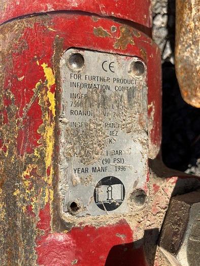 Used 1996 Ingersoll-Rand 90 PSI Jack Hammer / Air Powered Pavement Breaker / Chipping Hammer