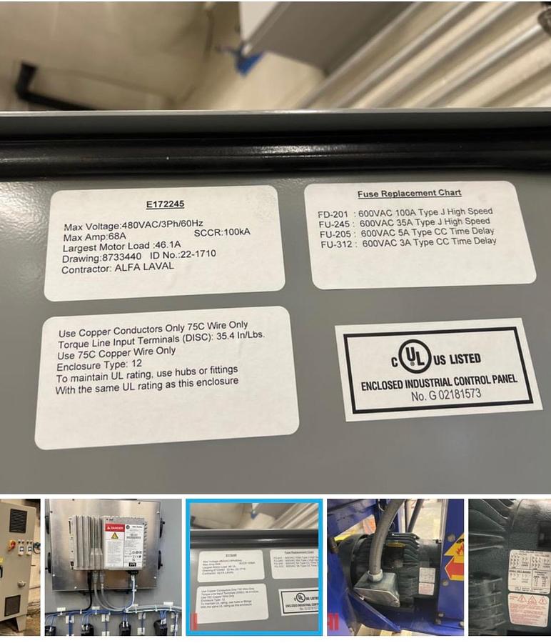 Used Alfa -Laval DS-308 Centrufuge