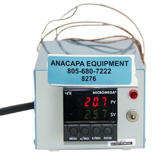 Used Omega Engineering CN77343 Micromega Temperature Controller With Custom Box 8276