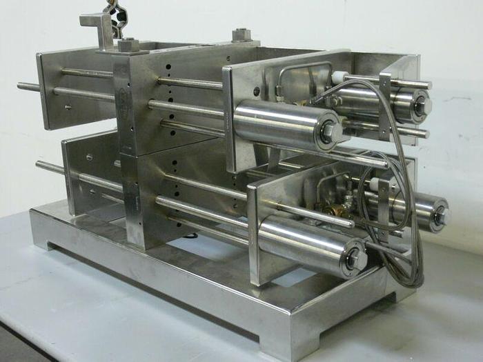 Used Pall Filtron 316L Stainless Steel Hydraulic Cassette Filter Module 13" x 7.5"