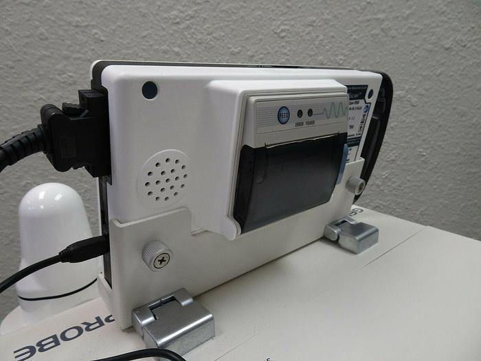 Used CubeScan Mcube BioCon-700 Bladder Scanner W/ Transducer, Cart & Power Supply