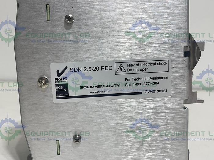 Sola Hevi- Duty SDN 2.5-20 Red Redundancy Power Supply Module,24VDC