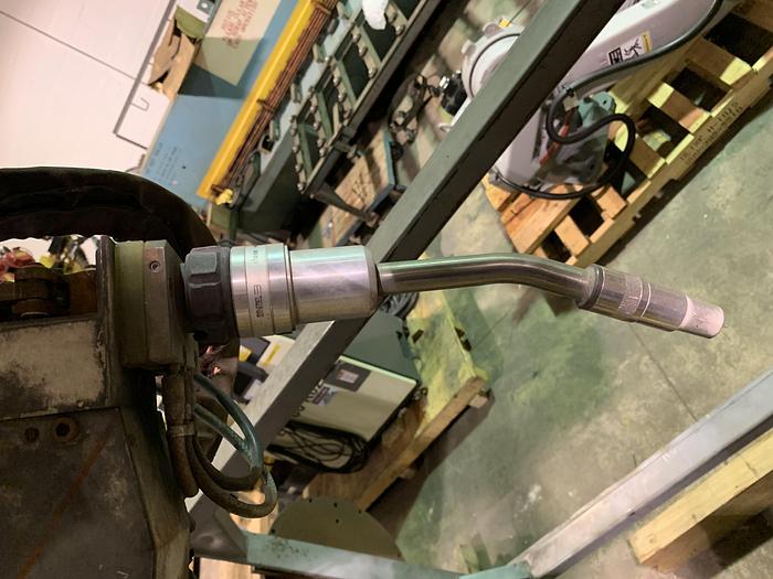 Used TEC WELD ROBOTIC DUAL TRUNION WELDING CELL WITH 2 FANUC ARCMATE 120iB'S