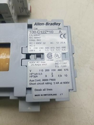 Used ALLEN BRADLEY 140-MN-0100, 140-A01, 140-DC1, 100-C12Z*10.