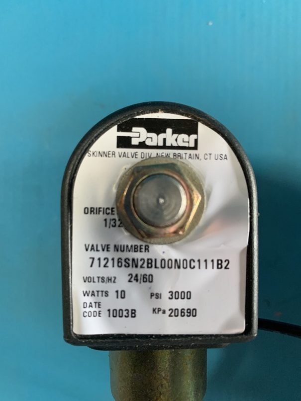 Used Parker Skinner Valve 71216SN2BL00N0C111B2