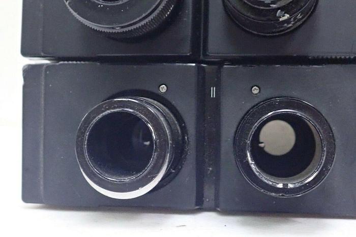 Used Lot of 4 Olympus Japan Binocular Optics Head Microscope Parts for BH2