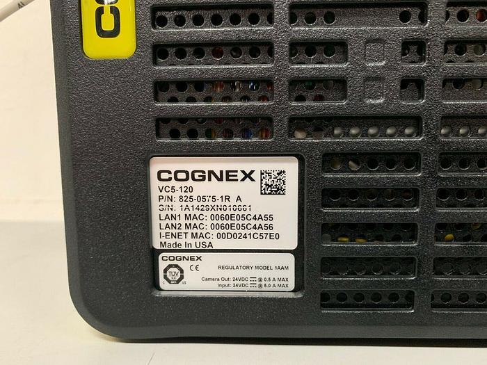 Used Cognex VC5-120 Vision Controller 825-0575-1R Regulatory Model 1AAM