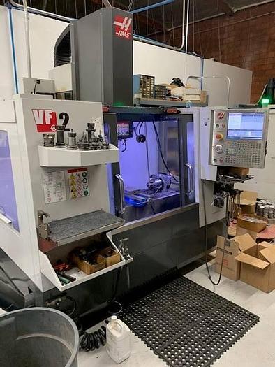 Used 2016 HAAS VF-2 4-Axis CNC Vertical Machining Center