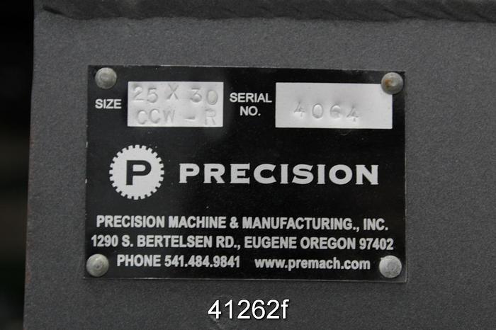 Refurbished Precision 25x30 CCW-R Chip Feeder, Rebuilt #41262