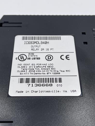 Used GE IC693MDL940H