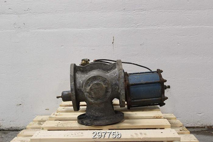 Used Dezurik PTW 6" Control 3-Way Plug Valve #29775