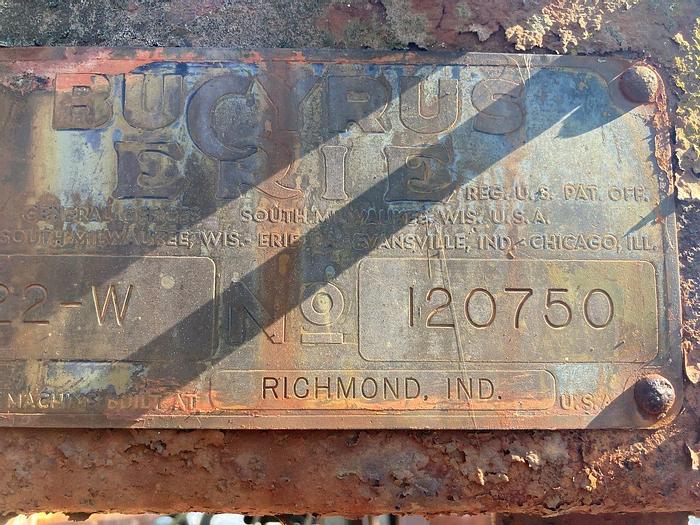 Used Bucyrus Erie 22W Cable Tool Rig