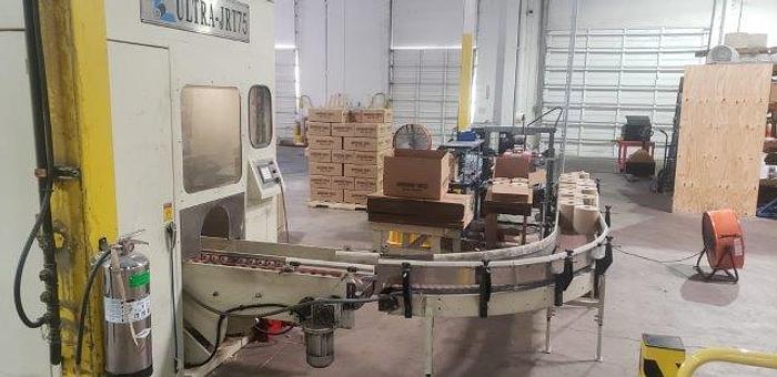 Used 106" Perini 702G  Industrial Roll Rewinder Line with Embossing