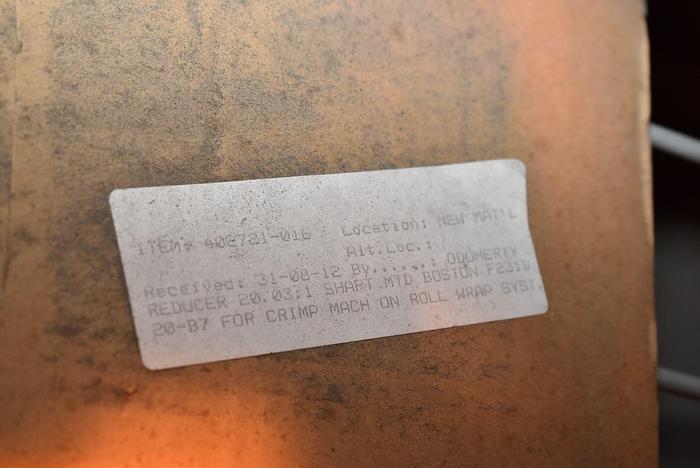 Used Boston Gear 200 SERIES OPTIMOUNT ENCLOSED HELICAL GEAR DRIVE WITH 20.03:1 RATIO,