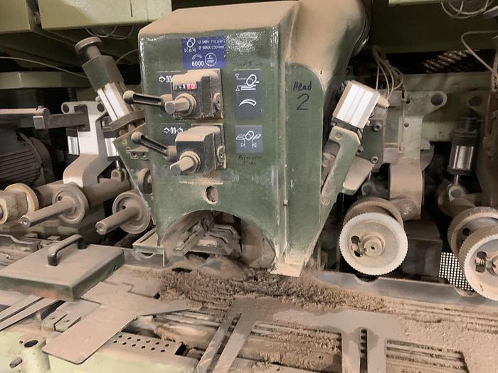 Used SCMI TOPSET-23, 8-SPINDLE MOULDER